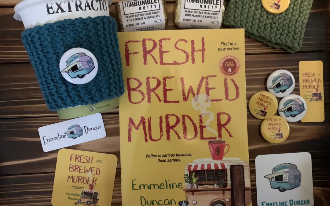 Pre-Order Fresh Brewed Murder from Annie Bloom’s Books and receive swag!