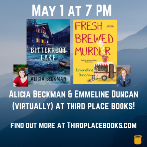 Alicia Beckman and Emmeline Duncan will be at Third Place Books on May 1st.