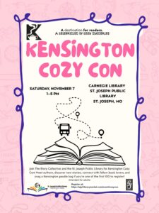Kensington Cozy Con on November 7, 2026